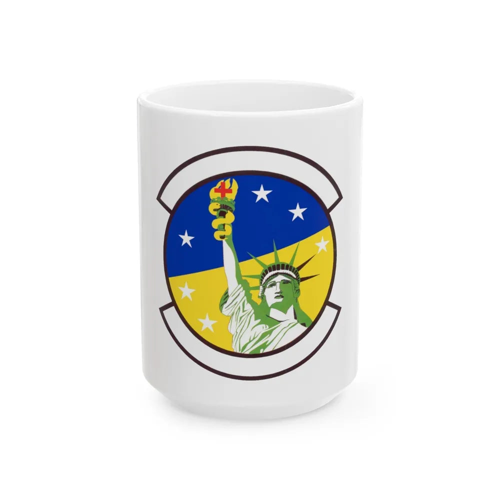 48 Healthcare Operations Squadron USAFE (U.S. Air Force) White Coffee Mug-15oz-Go Mug Yourself