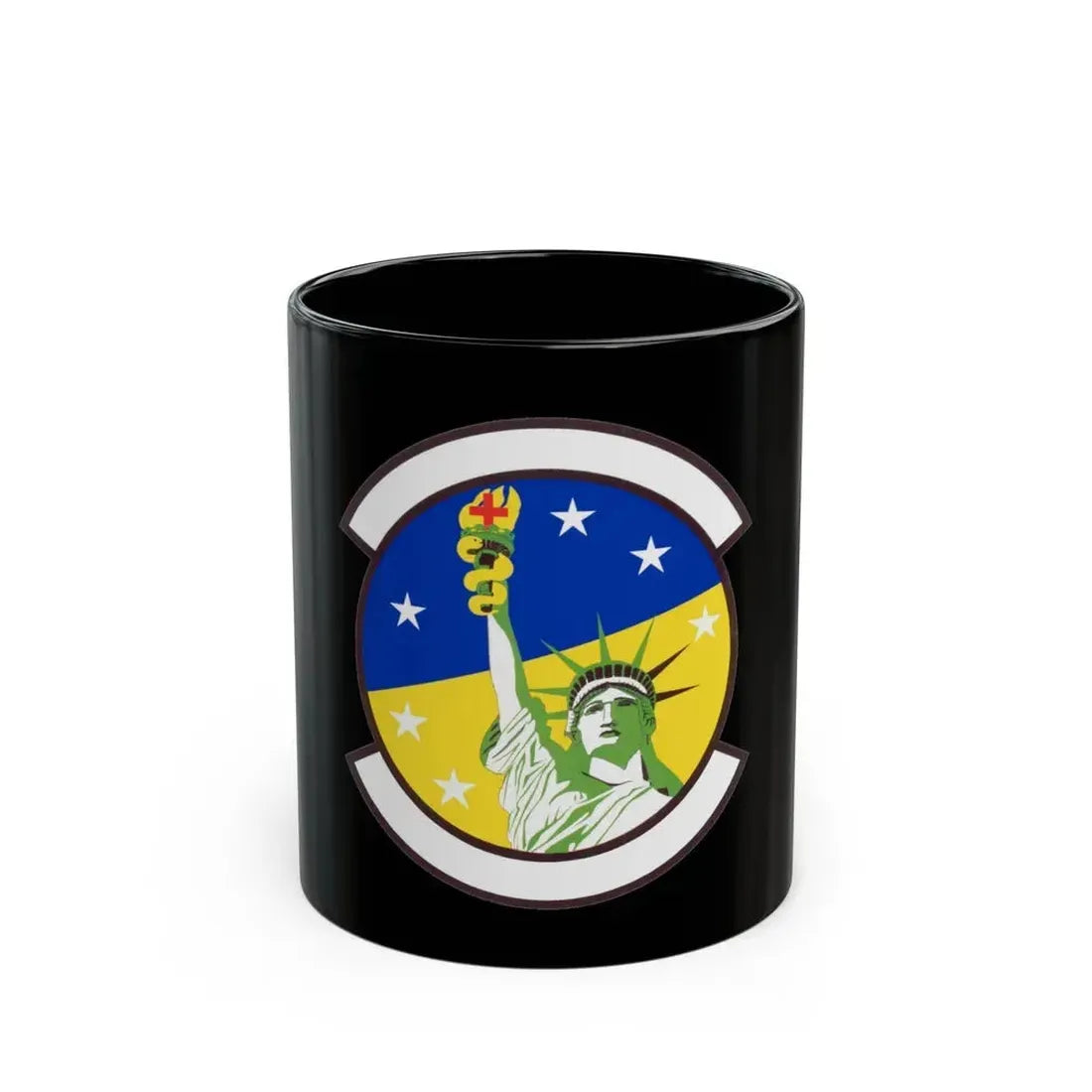 48 Healthcare Operations Squadron USAFE (U.S. Air Force) Black Coffee Mug 11oz - Go Mug Yourself