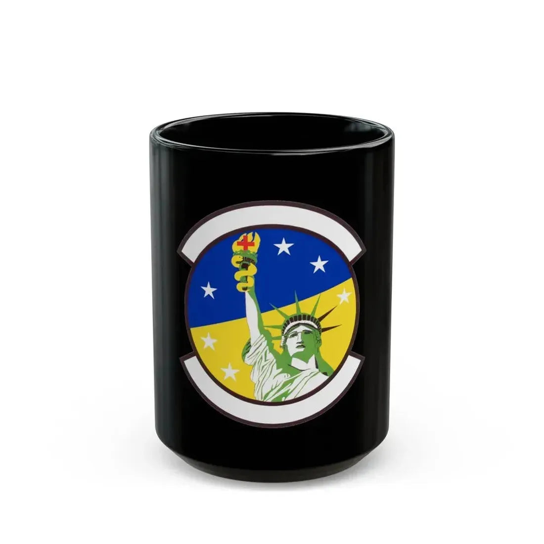 48 Healthcare Operations Squadron USAFE (U.S. Air Force) Black Coffee Mug 15oz - Go Mug Yourself
