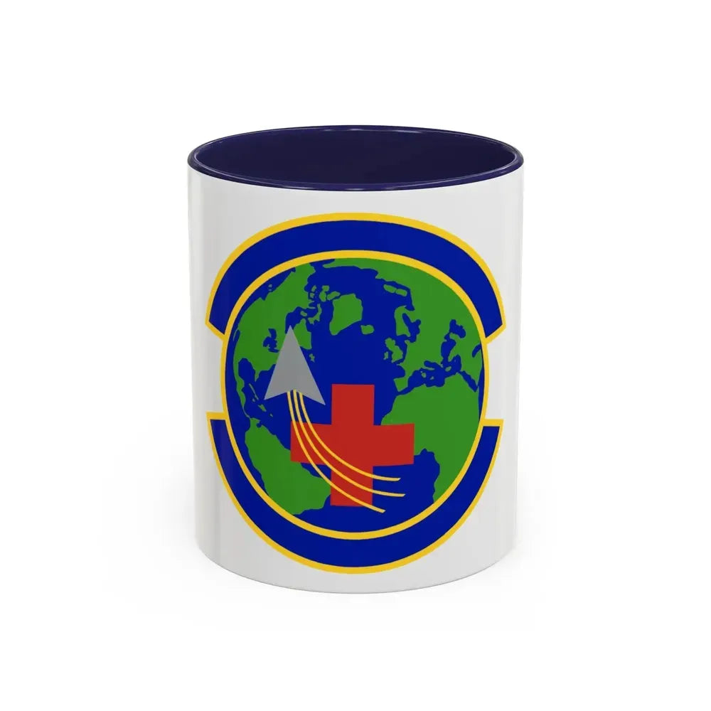 48 Operational Medical Readiness Squadron USAFE (U.S. Air Force) Accent Coffee Mug 11oz Navy - Go Mug Yourself