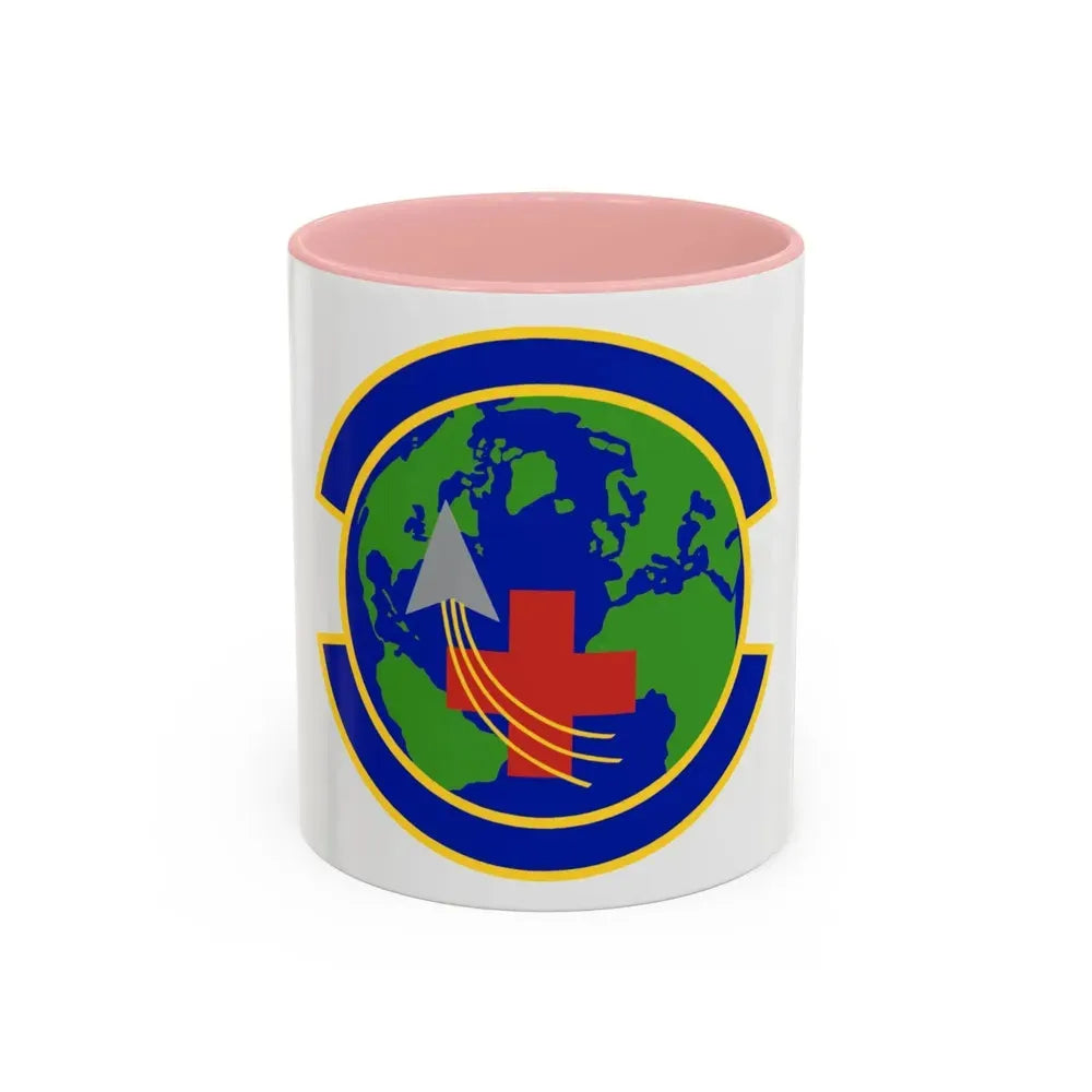 48 Operational Medical Readiness Squadron USAFE (U.S. Air Force) Accent Coffee Mug 11oz Pink - Go Mug Yourself