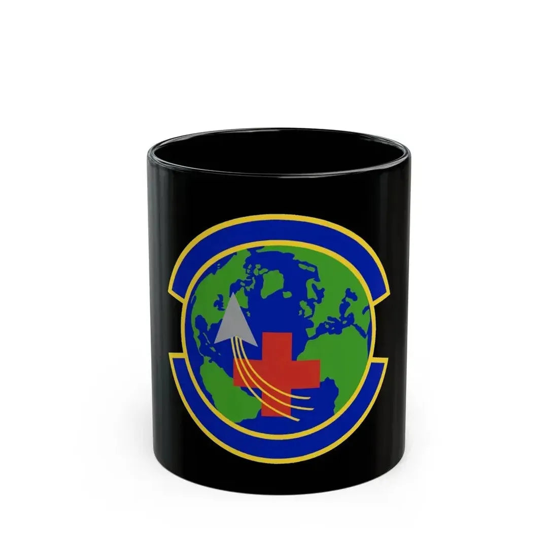 48 Operational Medical Readiness Squadron USAFE (U.S. Air Force) Black Coffee Mug 11oz - Go Mug Yourself