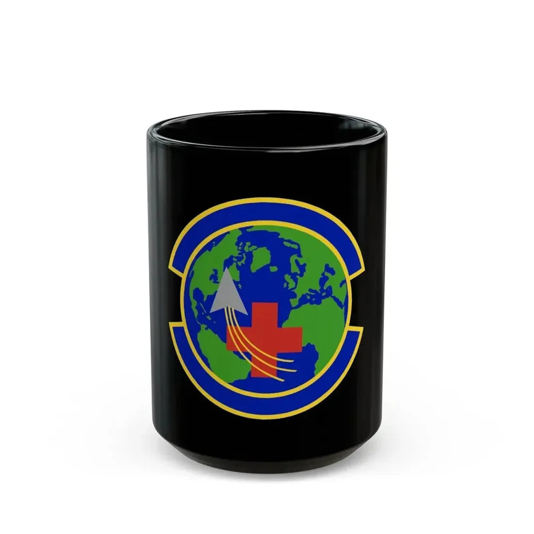 48 Operational Medical Readiness Squadron USAFE (U.S. Air Force) Black Coffee Mug 15oz - Go Mug Yourself