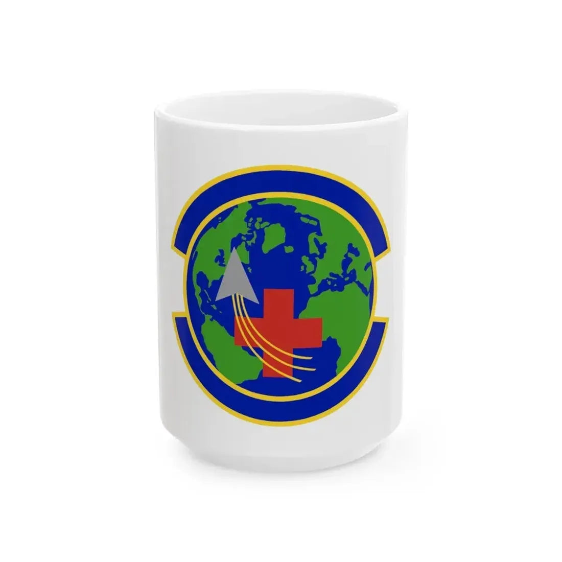 48 Operational Medical Readiness Squadron USAFE (U.S. Air Force) White Coffee Mug 15oz - Go Mug Yourself
