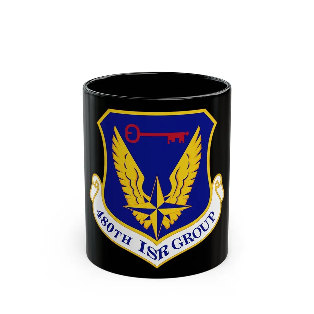 480 Intelligence Surveillance and Reconnaissance Group ACC (U.S. Air Force) Black Coffee Mug-11oz-Go Mug Yourself