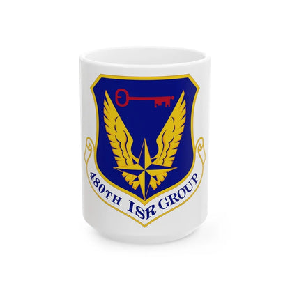 480 Intelligence Surveillance and Reconnaissance Group ACC (U.S. Air Force) White Coffee Mug-15oz-Go Mug Yourself