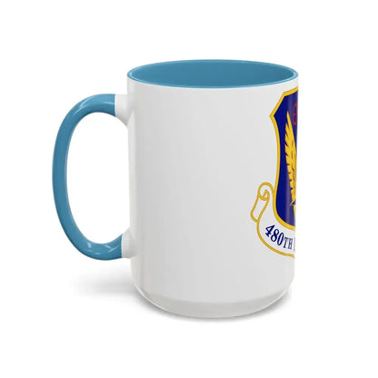 480 Intelligence Surveillance and Reconnaissance Group ACC (U.S. Air Force) Accent Coffee Mug - Go Mug Yourself