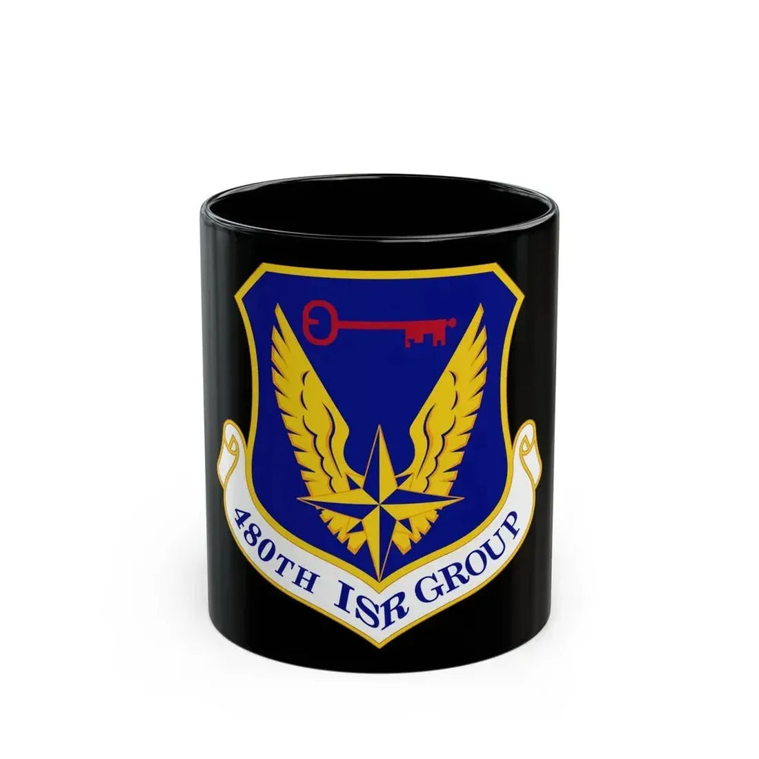 480 Intelligence Surveillance and Reconnaissance Group ACC (U.S. Air Force) Black Coffee Mug 11oz - Go Mug Yourself