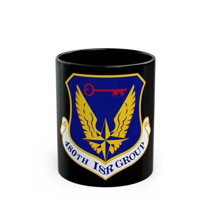 480 Intelligence Surveillance and Reconnaissance Group ACC (U.S. Air Force) Black Coffee Mug 11oz - Go Mug Yourself