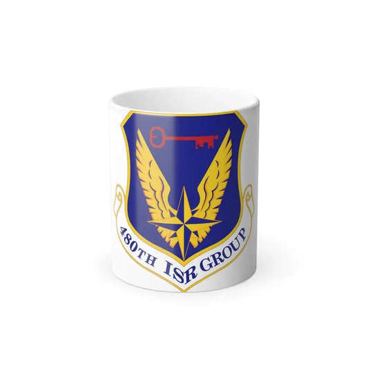 480 Intelligence Surveillance and Reconnaissance Group ACC (U.S. Air Force) Color Changing Coffee Mug 11oz - Go Mug Yourself