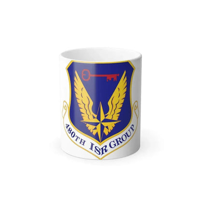 480 Intelligence Surveillance and Reconnaissance Group ACC (U.S. Air Force) Color Changing Coffee Mug 11oz - Go Mug Yourself