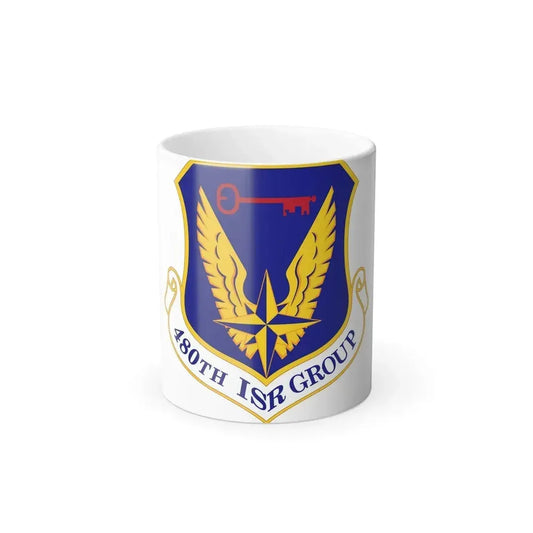 480 Intelligence Surveillance and Reconnaissance Group ACC (U.S. Air Force) Color Changing Coffee Mug 11oz - Go Mug Yourself
