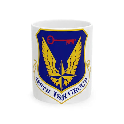 480 Intelligence Surveillance and Reconnaissance Group ACC (U.S. Air Force) White Coffee Mug 11oz - Go Mug Yourself
