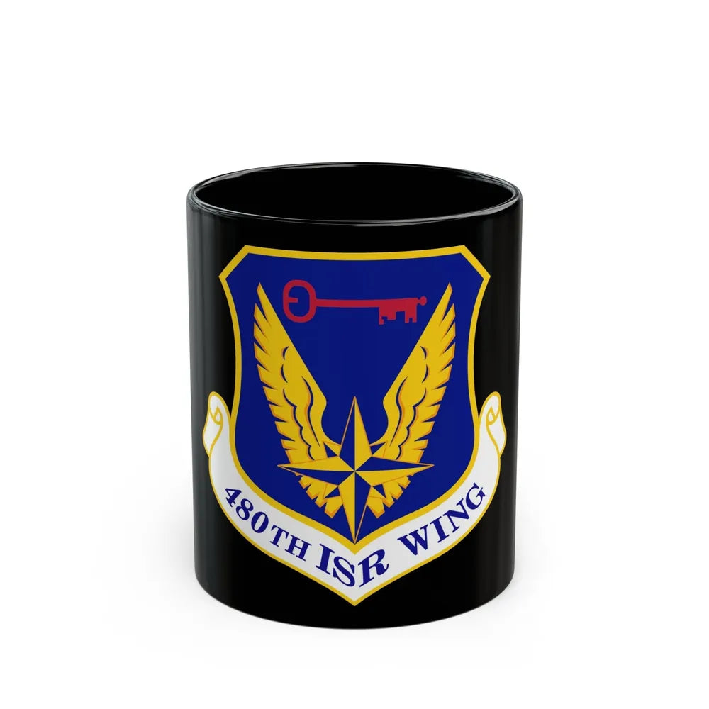 480 Intelligence Surveillance and Reconnaissance Wing ACC (U.S. Air Force) Black Coffee Mug-11oz-Go Mug Yourself