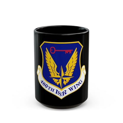 480 Intelligence Surveillance and Reconnaissance Wing ACC (U.S. Air Force) Black Coffee Mug-15oz-Go Mug Yourself