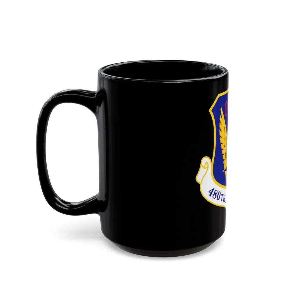 480 Intelligence Surveillance and Reconnaissance Wing ACC (U.S. Air Force) Black Coffee Mug-Go Mug Yourself