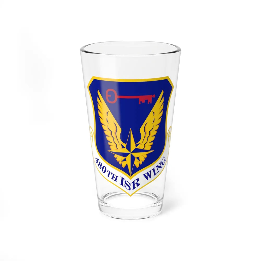 480 Intelligence Surveillance and Reconnaissance Wing ACC (U.S. Air Force) Pint Glass 16oz-16oz-Go Mug Yourself