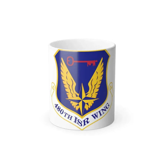 480 Intelligence Surveillance and Reconnaissance Wing ACC (U.S. Air Force) Color Changing Coffee Mug 11oz - Go Mug Yourself