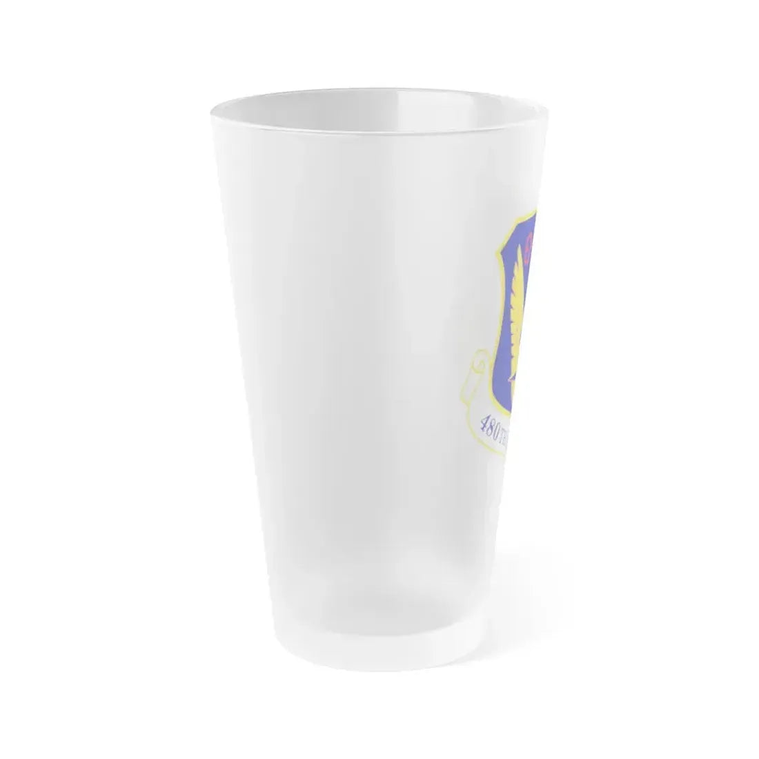 480 Intelligence Surveillance and Reconnaissance Wing ACC (U.S. Air Force) Frosted Pint Glass 16oz - Go Mug Yourself