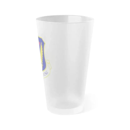480 Intelligence Surveillance and Reconnaissance Wing ACC (U.S. Air Force) Frosted Pint Glass 16oz - Go Mug Yourself