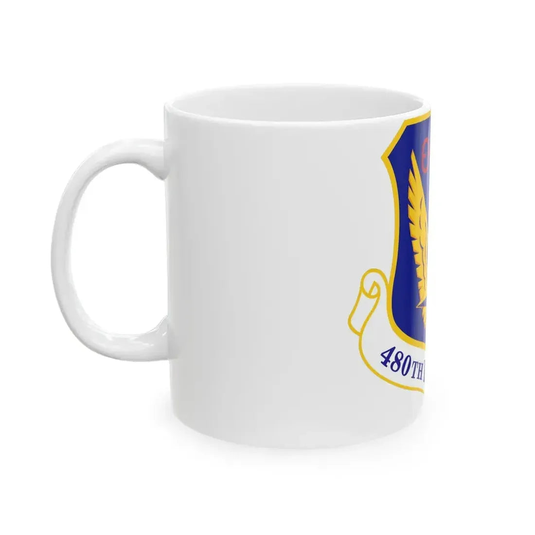 480 Intelligence Surveillance and Reconnaissance Wing ACC (U.S. Air Force) White Coffee Mug - Go Mug Yourself