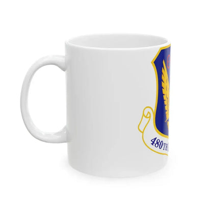 480 Intelligence Surveillance and Reconnaissance Wing ACC (U.S. Air Force) White Coffee Mug - Go Mug Yourself