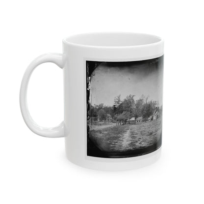 Mechanicsville, Va. View Of Houses (U.S. Civil War) White Coffee Mug