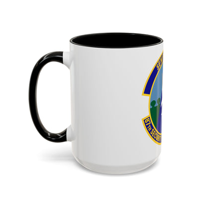 87 Security Forces Squadron AMC (U.S. Air Force) Accent Coffee Mug