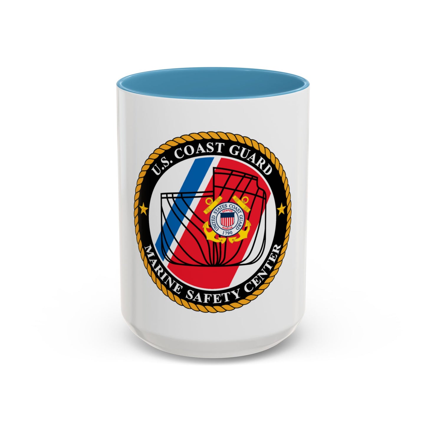 USCG MARINE SAFETY CENTER (U.S. Coast Guard) Accent Coffee Mug