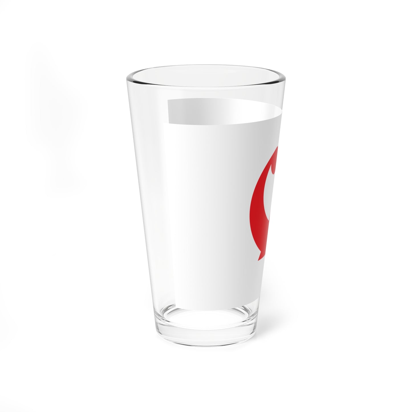 Flag of Shingu Wakayama Red version (Japan) Pint Glass 16oz