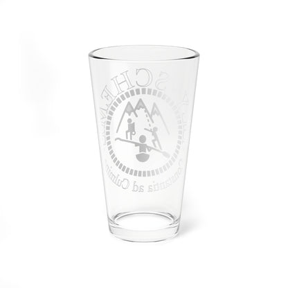 Ely Scheme Crest2 (England) (Coat of Arms) Pint Glass 16oz