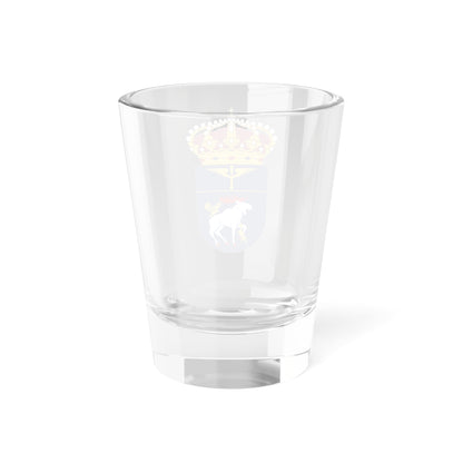 Jämtlands flygflottilj vapen (Sweden) (Coat of Arms) Shot Glass 1.5oz