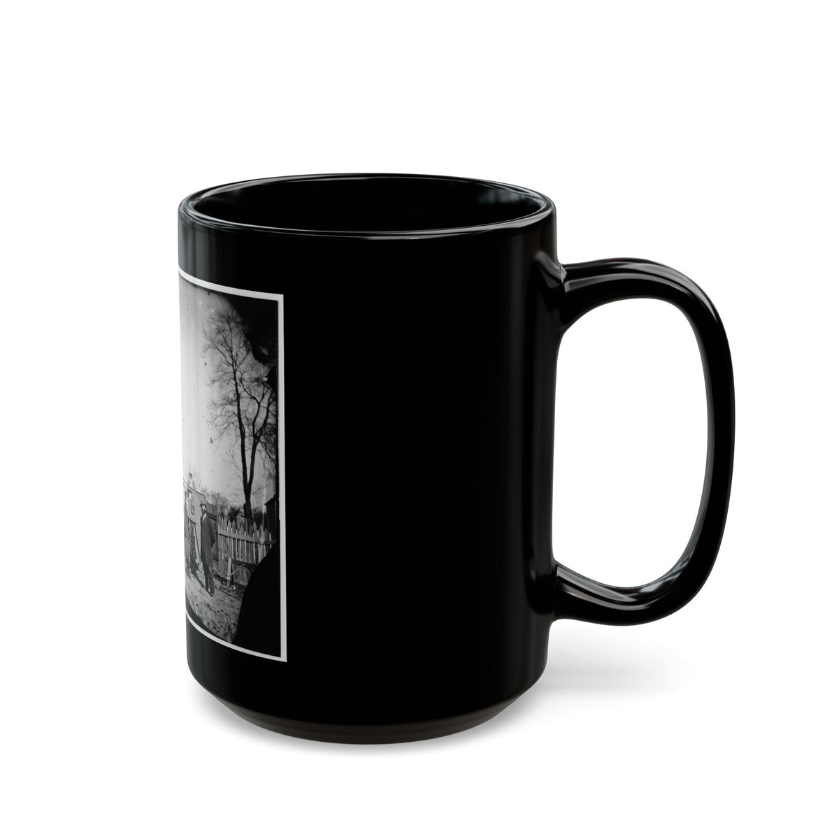 Unknown Location. Wagons And Camera Of Sam A. Cooley, U.S. Photographer, Department Of The South (U.S. Civil War) Black Coffee Mug