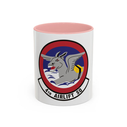 4th Airlift Squadron (U.S. Air Force) Accent Coffee Mug