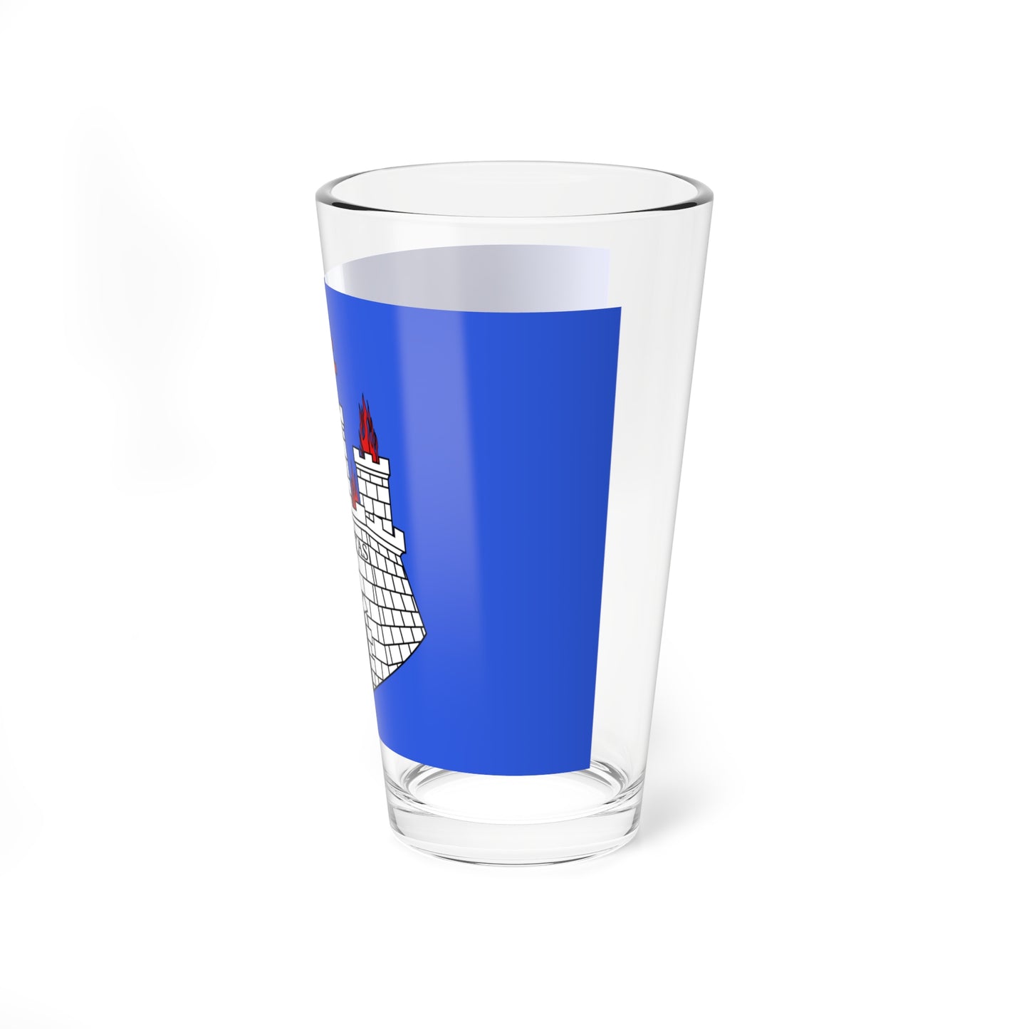 Flag of Bonifacio Bunifaziu (France) Pint Glass 16oz