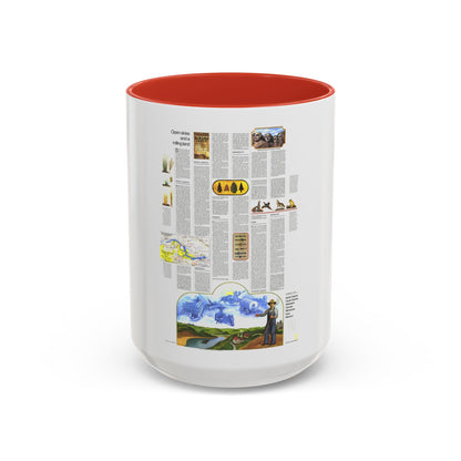 USA - North Central States 2 (1974) (Map) Accent Coffee Mug
