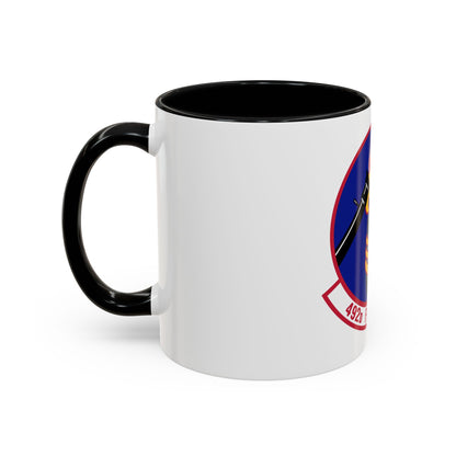 492d Fighter Squadron (U.S. Air Force) Accent Coffee Mug