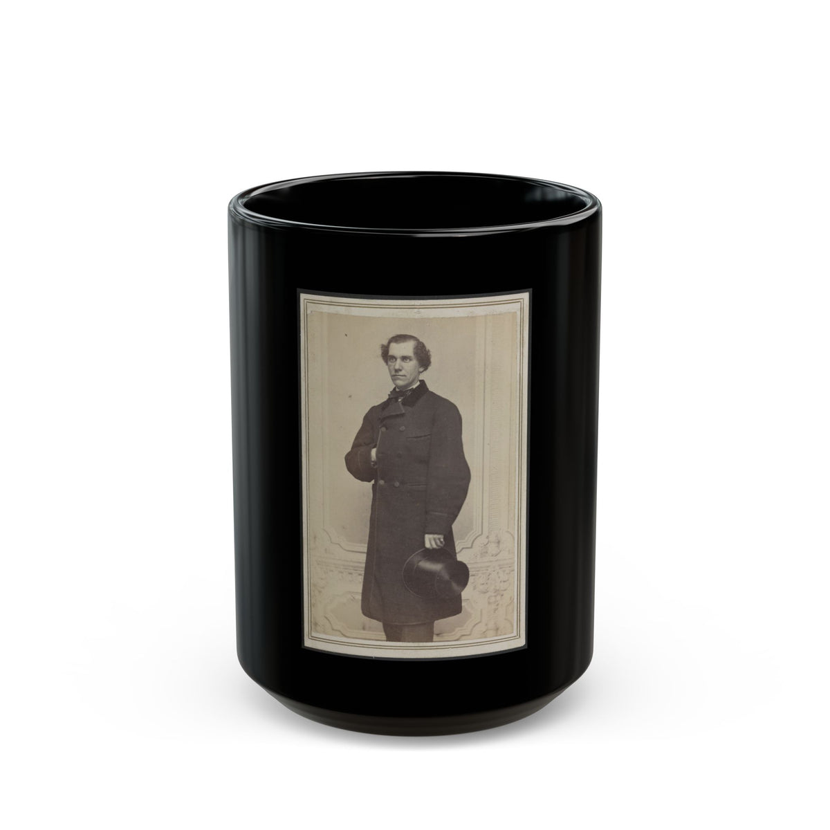 Unidentified Man With Hat (U.S. Civil War) Black Coffee Mug