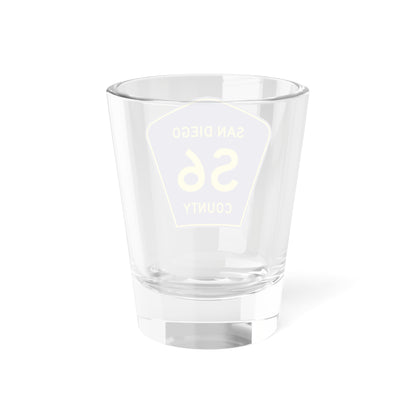 San Diego County S6 (California) (Road Sign) Shot Glass 1.5oz