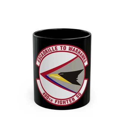 480th Fighter Squadron (U.S. Air Force) Black Coffee Mug 11oz - Go Mug Yourself