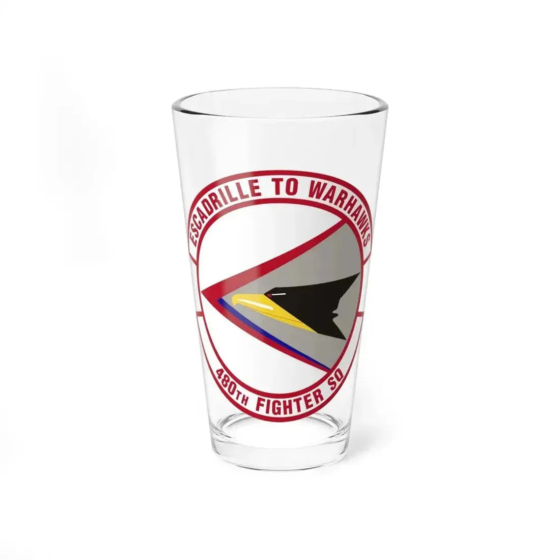 480th Fighter Squadron (U.S. Air Force) Pint Glass 16oz 16oz - Go Mug Yourself