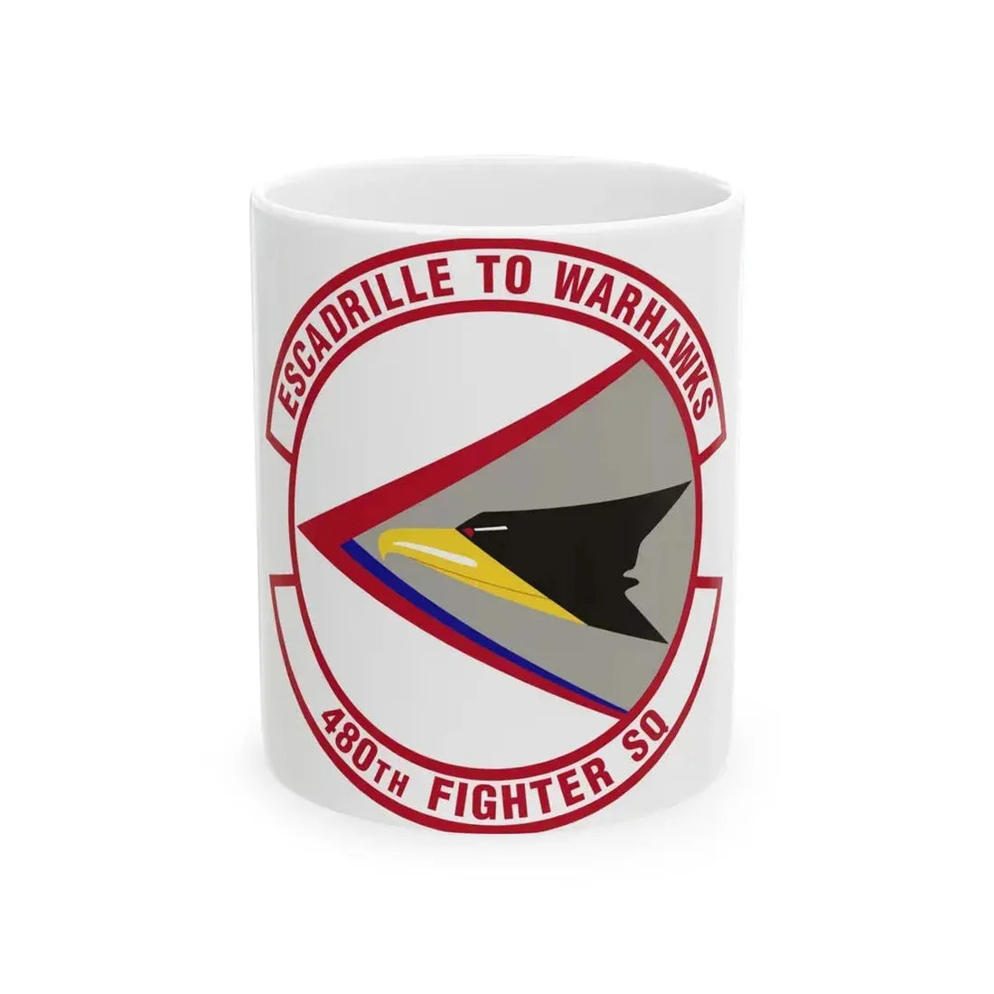 480th Fighter Squadron (U.S. Air Force) White Coffee Mug 11oz - Go Mug Yourself