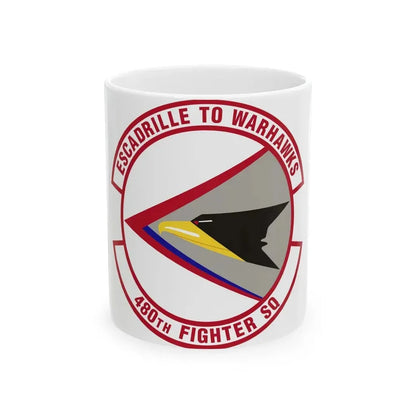 480th Fighter Squadron (U.S. Air Force) White Coffee Mug 11oz - Go Mug Yourself