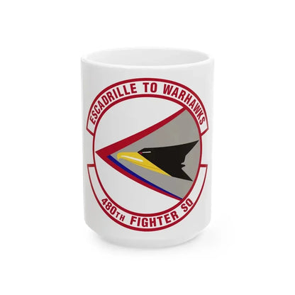 480th Fighter Squadron (U.S. Air Force) White Coffee Mug 15oz - Go Mug Yourself