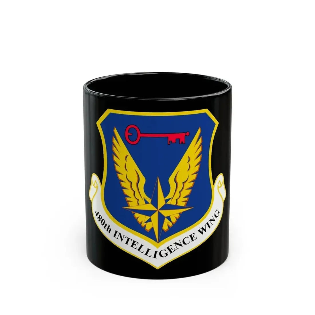 480th Intelligence Wing (U.S. Air Force) Black Coffee Mug 11oz - Go Mug Yourself