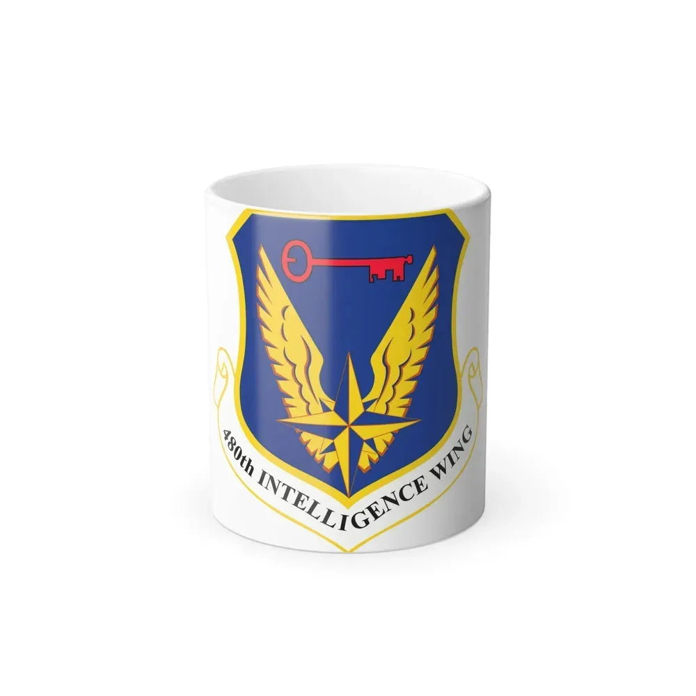 480th Intelligence Wing (U.S. Air Force) Color Changing Coffee Mug 11oz - Go Mug Yourself