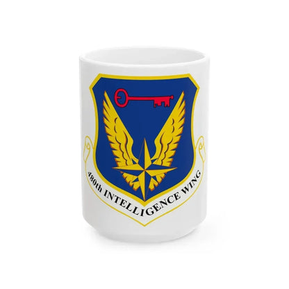 480th Intelligence Wing (U.S. Air Force) White Coffee Mug 15oz - Go Mug Yourself