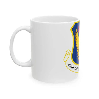 480th Intelligence Wing (U.S. Air Force) White Coffee Mug - Go Mug Yourself