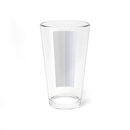 Flag blue white 2x5 (Germany) Pint Glass 16oz