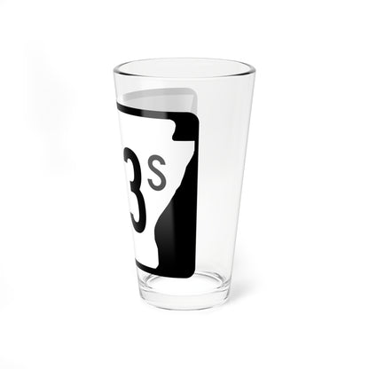 Arkansas 243S (Arkansas) (Road Sign) Pint Glass 16oz